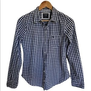 Abercrombie checkered button down shirt
